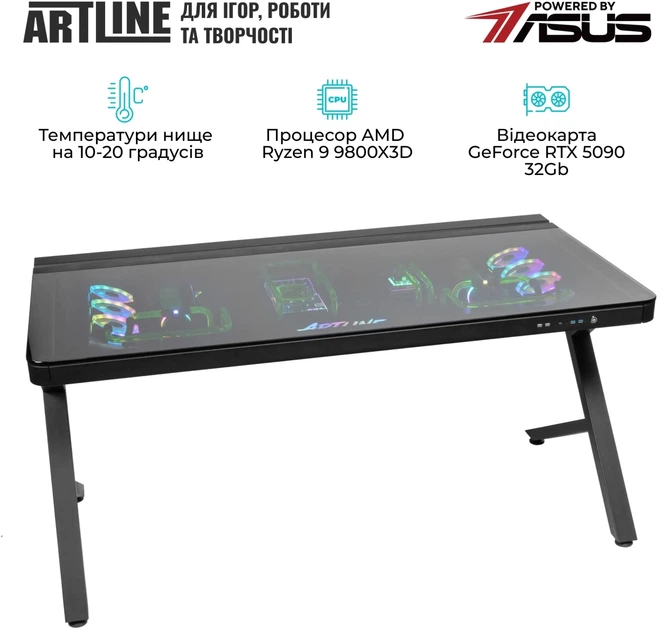 Компьютер в столе ARTLINE Overlord DESKPro Windows 11 Pro (DESKProv10Win) - Фото 7 Компьютер в столе ARTLINE Overlord DESKPro Windows 11 Pro (DESKProv10Win) - изображение 7