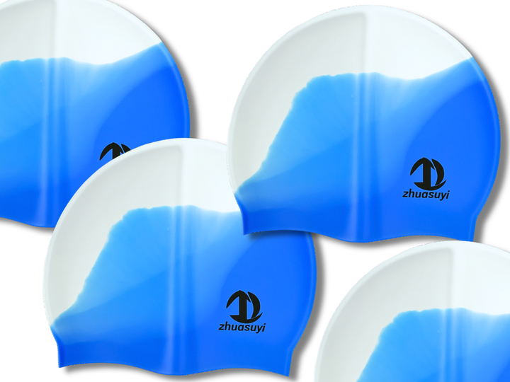 Шапочка FROM FACTORY BBS для плавания силиконовая 20см Розовый - изображение 3