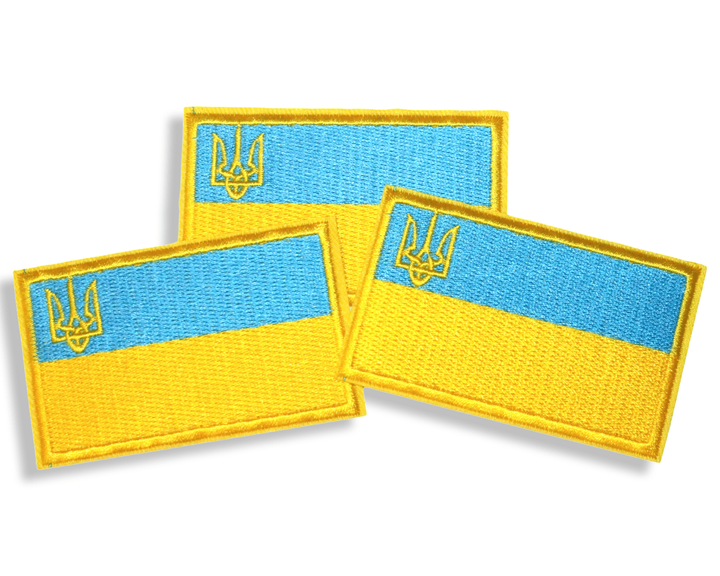 Аппликация FROM FACTORY APURK1 для одежды нашивка Флаг Украины №1/7.5х4.5см - изображение 3