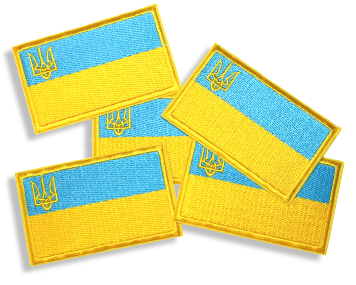 Аппликация FROM FACTORY APURK1 для одежды нашивка Флаг Украины №1/7.5х4.5см - изображение 8