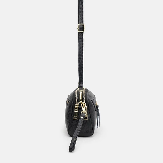 Женская кожаная сумка Borsa Leather K11670bl-black - Фото 4 Женская кожаная сумка Borsa Leather K11670bl-black - изображение 4