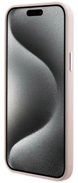 Панель Karl Lagerfeld Silicone Choupette Metal Pin для Apple iPhone 15 Pink (3666339166243) - зображення 7
