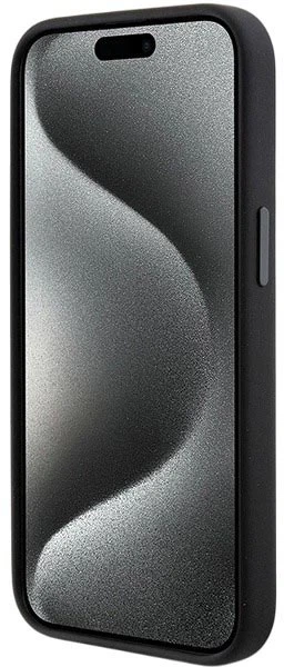 Etui Karl Lagerfeld Silicone Choupette Metal Pin do Apple iPhone 15 Black (3666339166366) - obraz 7