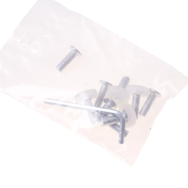 Stolik okrągły Hedo 55076 metalowy Biały (5904041106033) - obraz 5