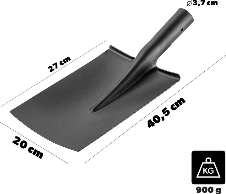 Лопата пряма Kadax Brives без ручки (K10113) - зображення 6