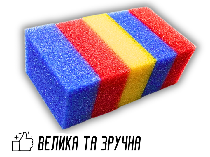 Губка FROM FACTORY BANM банная массажная поролоновая Жесткая 5шт/5х14х9см - изображение 12