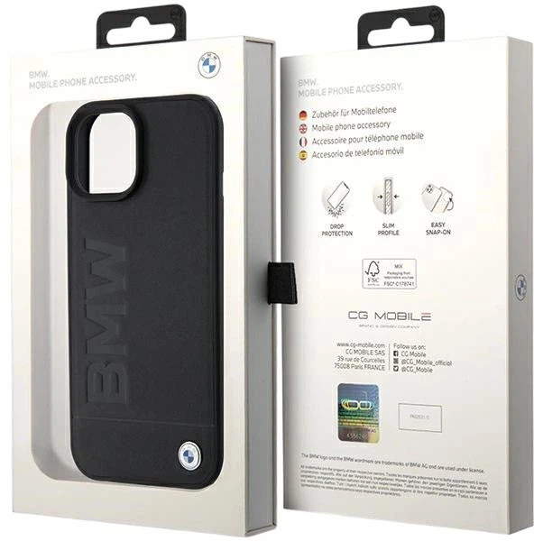 Панель Karl Lagerfeld Leather Hot Stamp для Apple iPhone 15 Black (3666339170813) - зображення 8