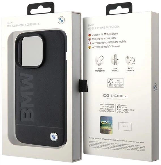 Etui Karl Lagerfeld Leather Hot Stamp do Apple iPhone 15 Pro Max Black (3666339170844) - obraz 8