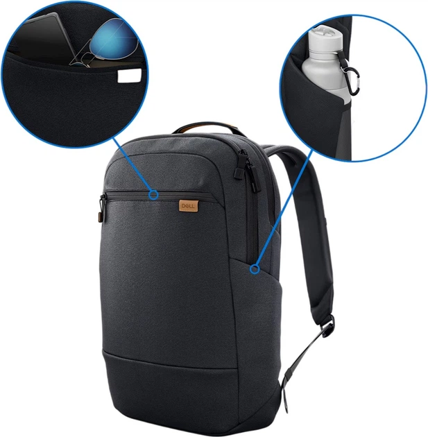 Рюкзак для ноутбука Dell Pro Premium EcoLoop Slim 14-16" Black (460-BDXV) - зображення 10