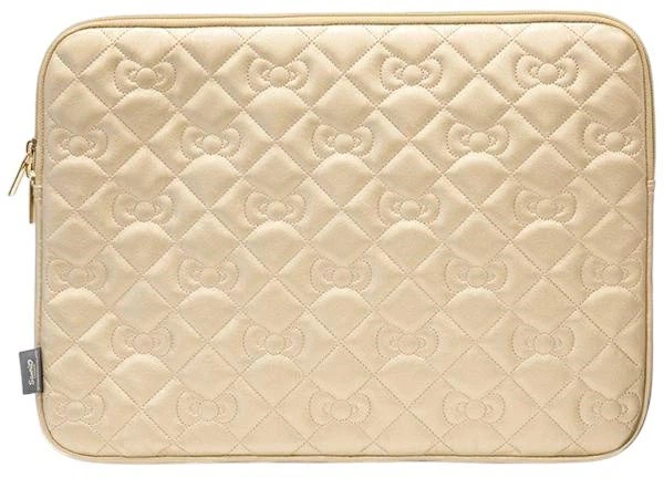 Чохол для ноутбука Hello Kitty Zip PU Quilted Bows 14" Gold (3666339190378) - зображення 3