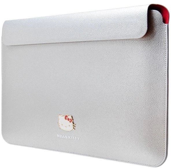 Чохол для ноутбука Hello Kitty PU Metal Logo 14" Silver (3666339190392) - зображення 2