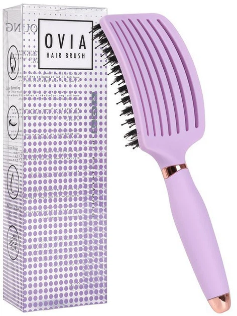 Szczotka do włosów Sister Young Ovia Liliowa (5905490225702) - obraz 2