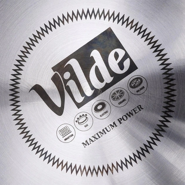 Чайник Vilde зі свистком сталевий чорний з термометром 3 л (5904316457112) - зображення 4