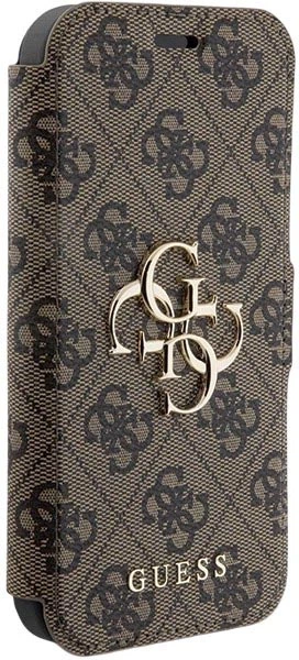 Панель Guess 4G Metal Logo для Apple iPhone 15 Pro Brown (3666339194444) - зображення 4