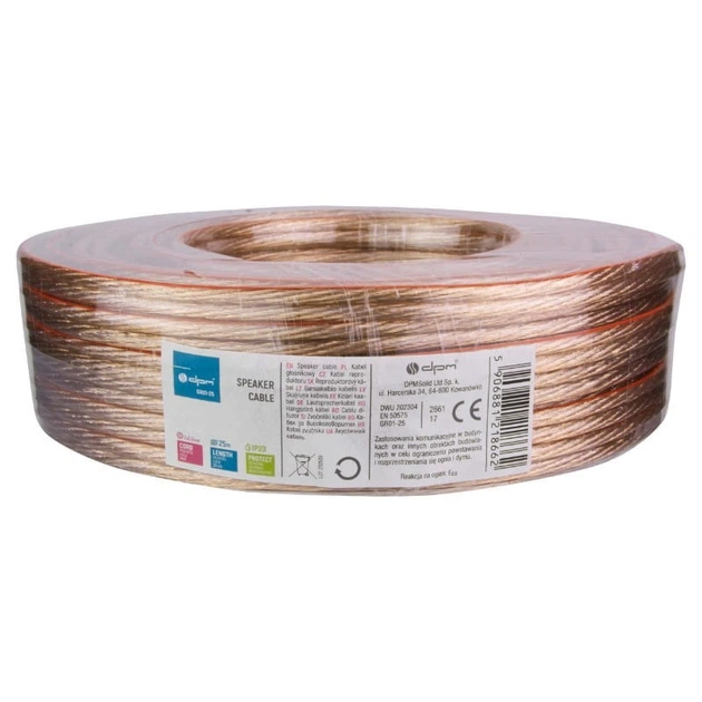 Kabel glosnikowy DPM GR01-25 2 x 2.5 mm 25 m (5906881218662) - obraz 4