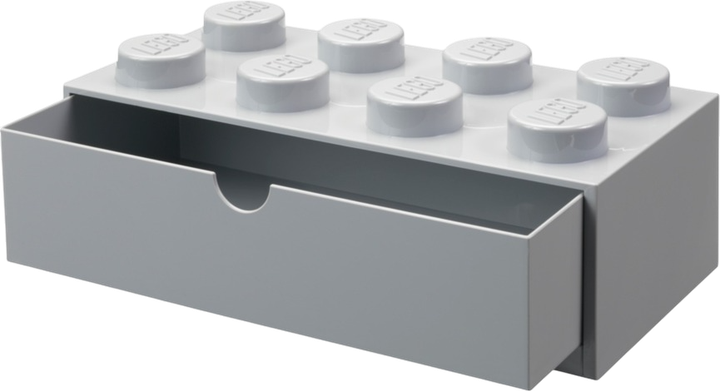 Контейнер для зберігання  Room Copenhagen LEGO 31.6 x 11.3 x 15.8 см Сірий (40211740) - зображення 3