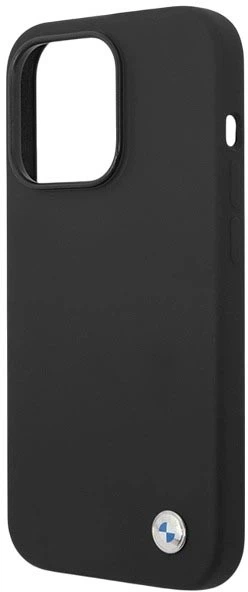 Etui plecki BMW Silicone Metal Logo do Apple iPhone 15 Pro Max Black (3666339200107) - obraz 5
