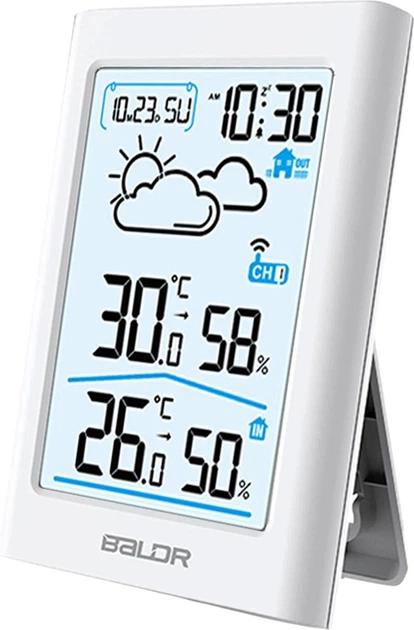 Stacja pogodowa Berdsen BD-911 Biała - obraz 4