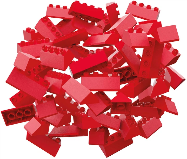 Конструктор Hubelino червоних 68 елементів 400369 (4250331400369) - зображення 2