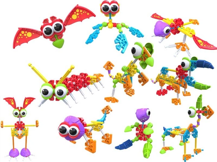 Конструктор K’Nex Kid Dino Dudes 100 елементів 36176 (744476856111) - зображення 4