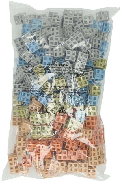 Klocki konstrukcyjne Jumbo siatkowych Jumbo 300 elementów B08N (8713218061184) - obraz 2