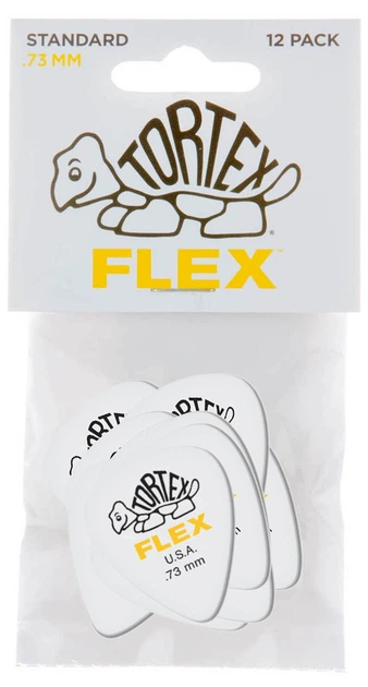 Медиаторы Dunlop 428P.73 Tortex Flex Standard Player's Pack 0.73 mm (12 шт.) - Фото 1 Медиаторы Dunlop 428P.73 Tortex Flex Standard Player's Pack 0.73 mm (12 шт.) - изображение 1
