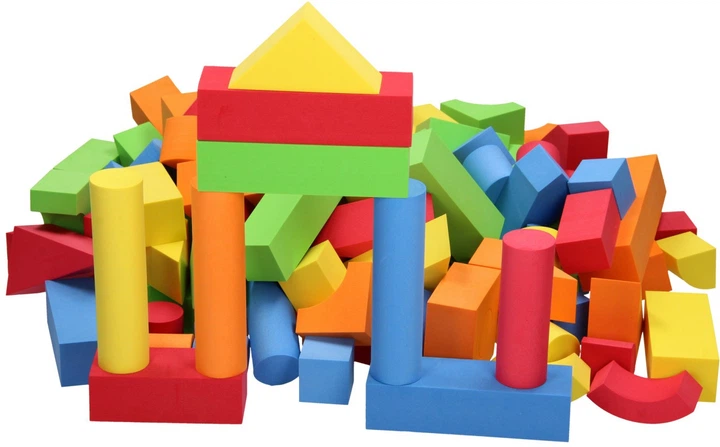 Набір пінистих блоків Xie Jia Creative 131 елемент U2812 (8718012059030) - зображення 3