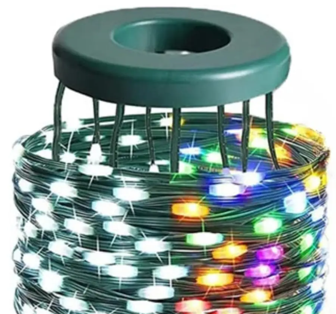 Гірлянда LED RGB кінський хвіст 2 м 10 ниток кільце на ялинку USB (P000202) - Фото 5 Гірлянда LED RGB кінський хвіст 2 м 10 ниток кільце на ялинку USB (P000202) - зображення 5