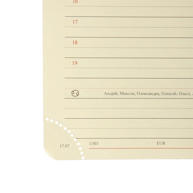 Ежедневник Leo Planner А5 2026 City 368 с Красный (252666) - изображение 10