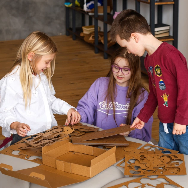 3D пазл-конструктор Cartonic 3D Puzzle Mother Ukraine Родина-мать