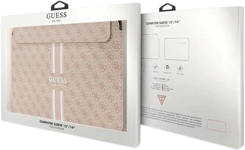 Сумка для ноутбука Guess 4G Printed Stripes 16" Blue (3666339120566) - зображення 4