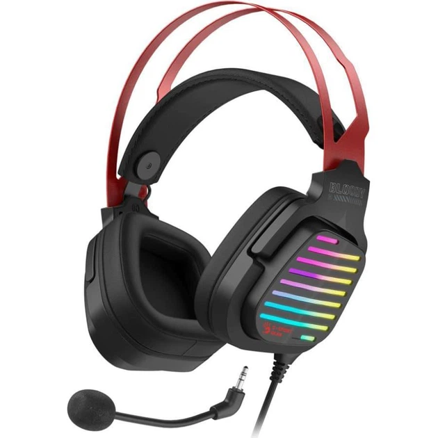 Ігрова гарнітура Bloody A4Tech G560 RGB USB Sports Red (G560 (Sports Red)) - Фото 2 Ігрова гарнітура Bloody A4Tech G560 RGB USB Sports Red (G560 (Sports Red)) - зображення 2
