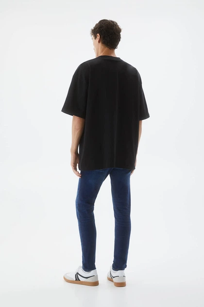 Джинси Skinny Pull & Bear темно-синій QBIVD887 38 - изображение 2