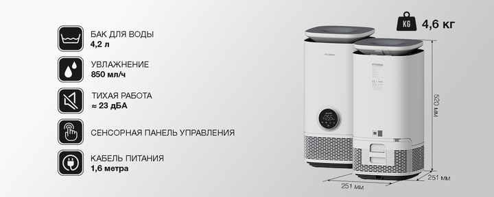 Кліматичний комплекс Hyundai HAJIN300KR - зображення 3