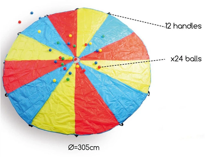 Zestaw do zabawy BS Toys Złap i rzuć spadochronem 4690595 (8717775441335) - obraz 2