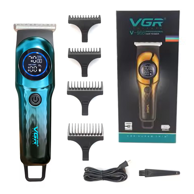 Триммер для стрижки VGR V-966 GREEN - изображение 2