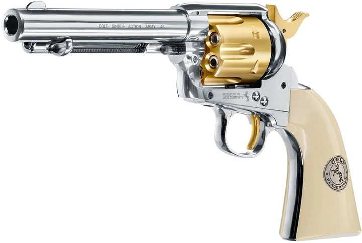 Пневматический пистолет Umarex Colt Single Action Army 45 Gold (5.8353) - изображение 2