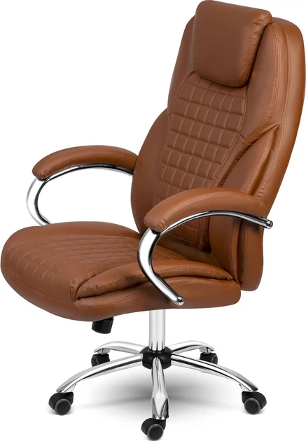 Офісне крісло Sofotel Batory Коричневе 240803 (5903890614461) - зображення 3
