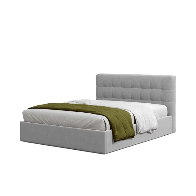 Кровать полуторная с подъемным механизмом 140x200 Tiramisu Light Grey Viorina-Deko Светло-серый (каркас с ламелями/без матраса) (ЛДСП/ткань) - Фото 1 Кровать полуторная с подъемным механизмом 140x200 Tiramisu Light Grey Viorina-Deko Светло-серый (каркас с ламелями/без матраса) (ЛДСП/ткань) - зображення 1