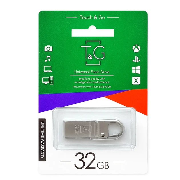 Флешка T&G 027 32GB металева - Фото 3 Флешка T&G 027 32GB металева - изображение 3