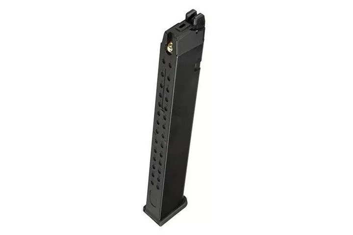 Довгий магазин на 50 кульок для Glock 17/18c green gas [WE] (для страйкболу) - зображення 3
