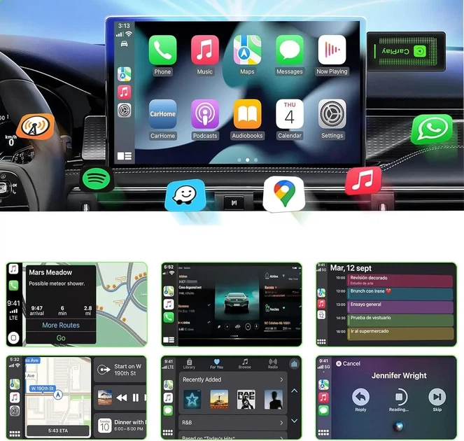 Беспроводной адаптер CarPlay Pashlysh USB для iPhone - изображение 3
