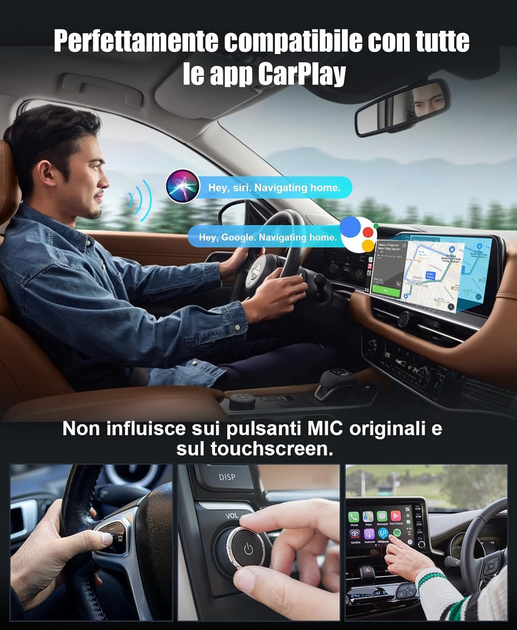 Беспроводной адаптер Robofun CarPlay / Android Auto Bluetooth 5.4 для автомобиля, USB, без задержек, стабильное подключение iOS - изображение 5