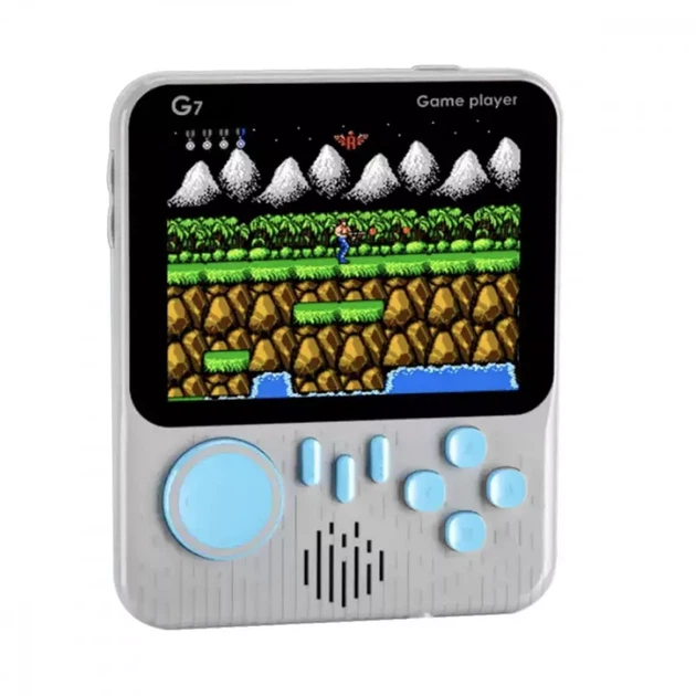 Портативная игровая консоль G7 3.5 дюйма 500mAh Gray - Фото 1 Портативная игровая консоль G7 3.5 дюйма 500mAh Gray - изображение 1