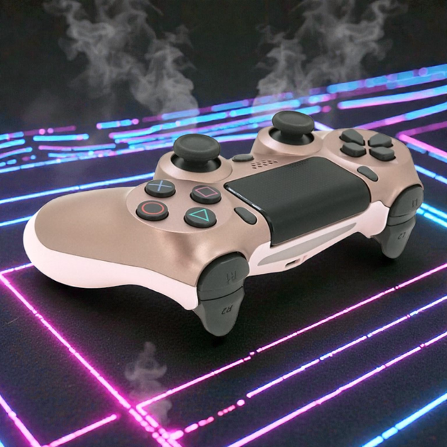 Бездротовий джойстик для PS4 Rose Gold ігровий геймпад Bluetooth джойстик Dual Shock PS4 - зображення 4