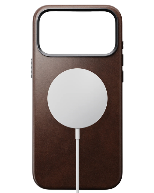 Чехол Nomad Traditional Horween Rustic Brown для iPhone 17 Pro Max - Фото 2 Чехол Nomad Traditional Horween Rustic Brown для iPhone 17 Pro Max - изображение 2