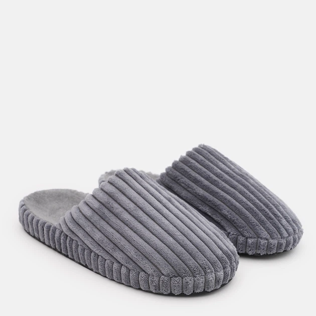 Женские домашние тапочки утепленные меховые с закрытым носком FX shoes Лотос 7305 41 26 см Серые (2820000018830) - Фото 3 Женские домашние тапочки утепленные меховые с закрытым носком FX shoes Лотос 7305 41 26 см Серые (2820000018830) - изображение 3