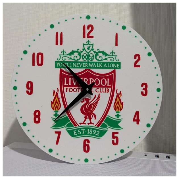 Часы настенные сувенирные ФК Ливерпуль ( FC Liverpool ) - Фото 1 Часы настенные сувенирные ФК Ливерпуль ( FC Liverpool ) - изображение 1
