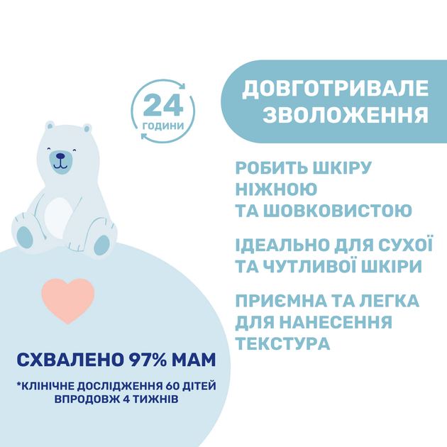 Лосьон для тела Chicco Natural Sensation с маслом ши и рисовым маслом 500 мл (11519.00) - изображение 4