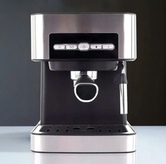 Кофемашина полуавтоматическая Crownberg CB-1566, 1000 Вт, кофеварка с капучинатором, бытовая кофемашина для дому - Фото 5 Кофемашина полуавтоматическая Crownberg CB-1566, 1000 Вт, кофеварка с капучинатором, бытовая кофемашина для дому - изображение 5